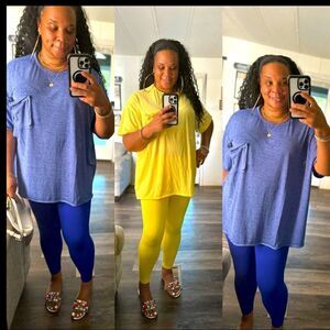 Plus Size Matching Leggings Sets